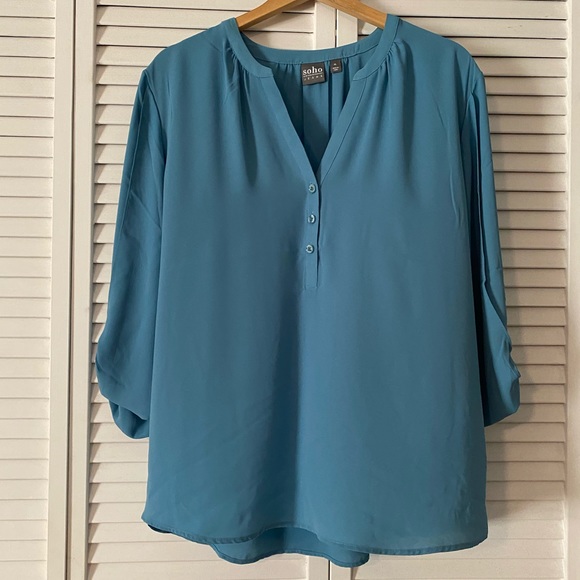 New York & Company Tops - Chiffon 3/4 Sleeve Blouse